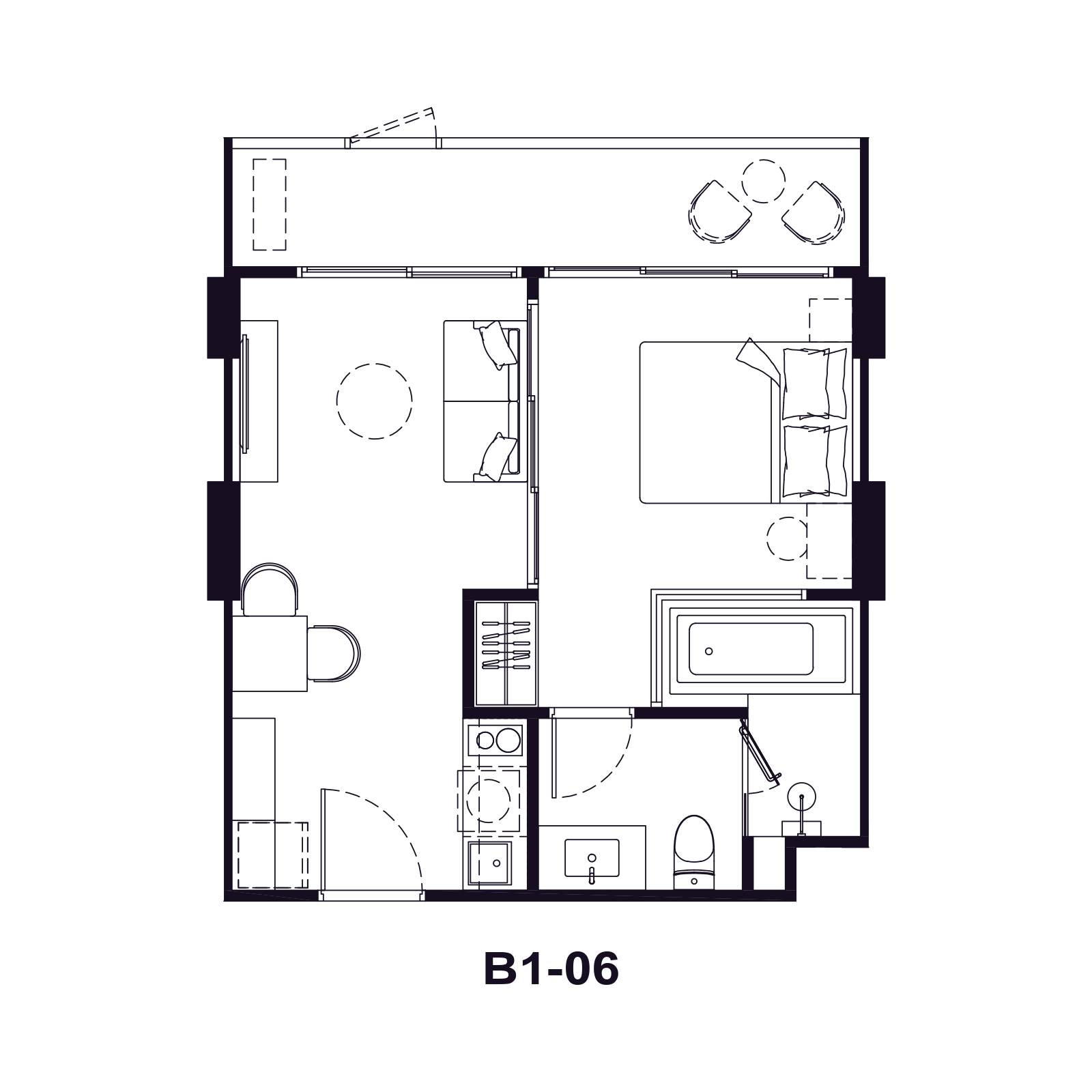 1 BR