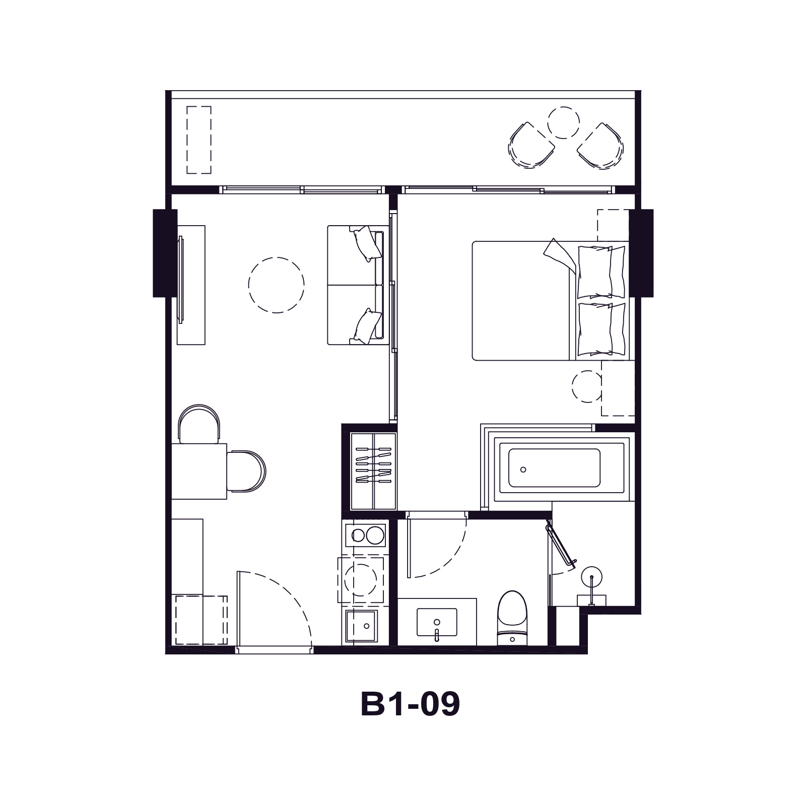 1 BR