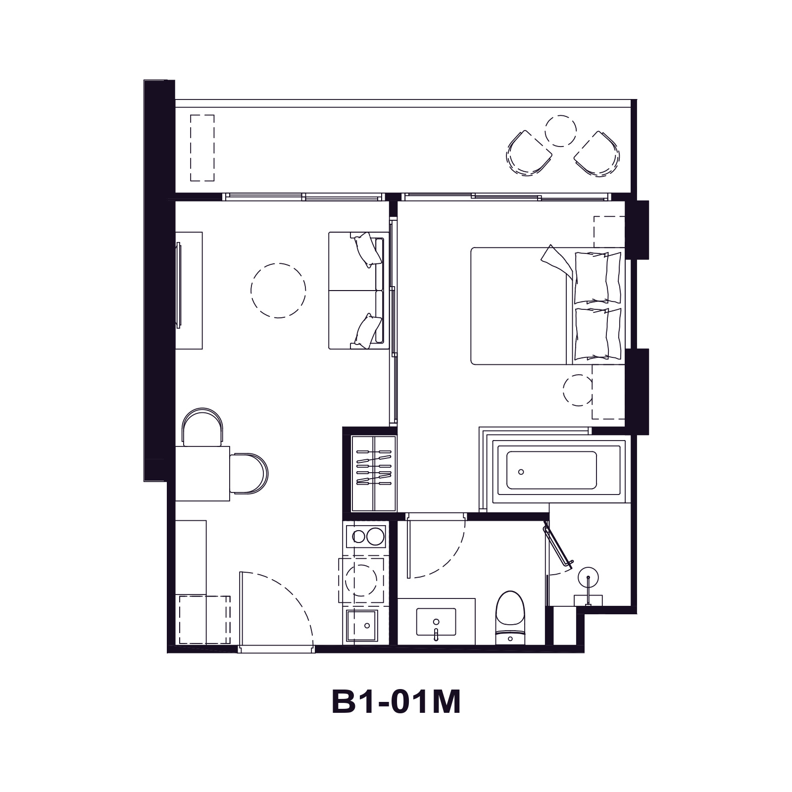 1 BR