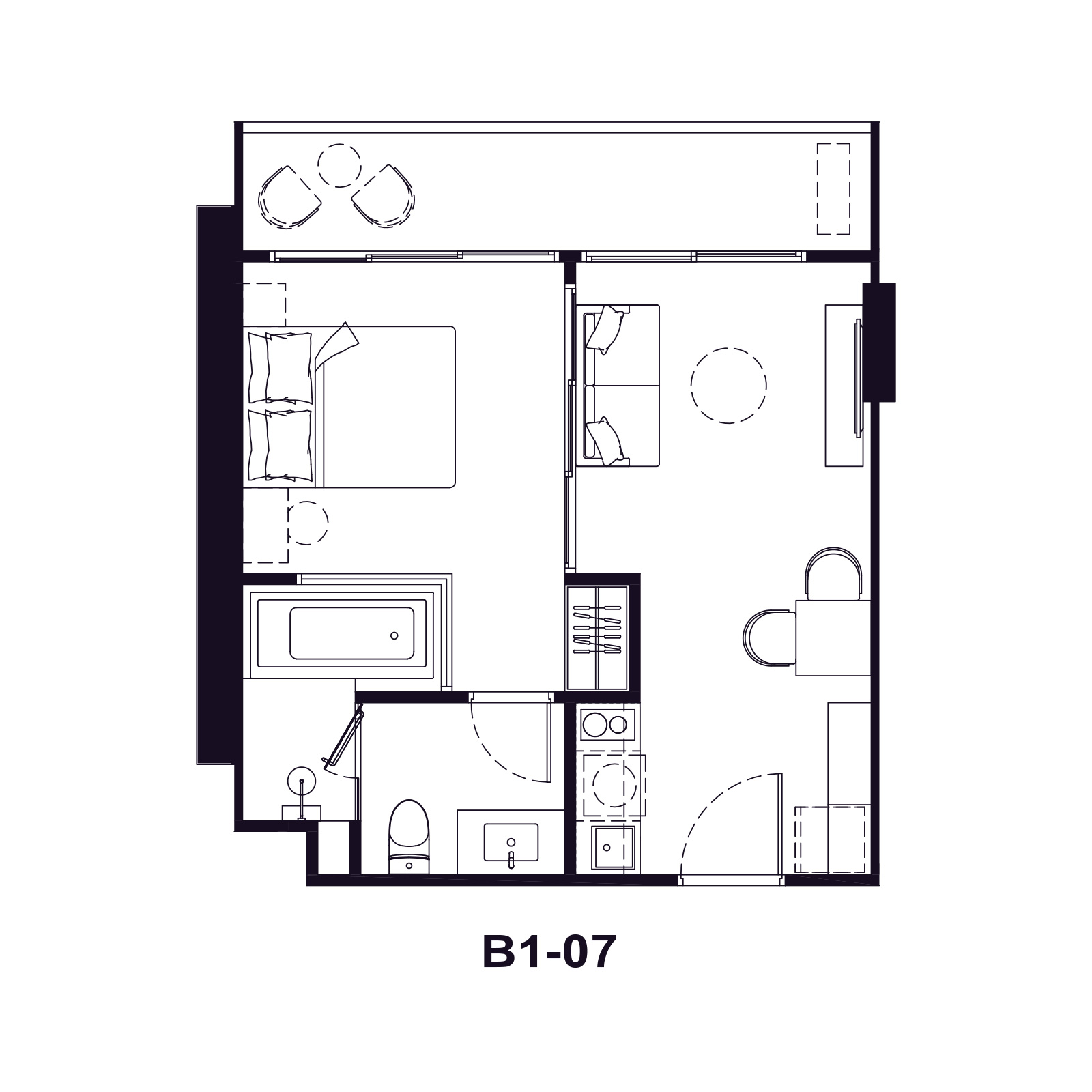 1 BR