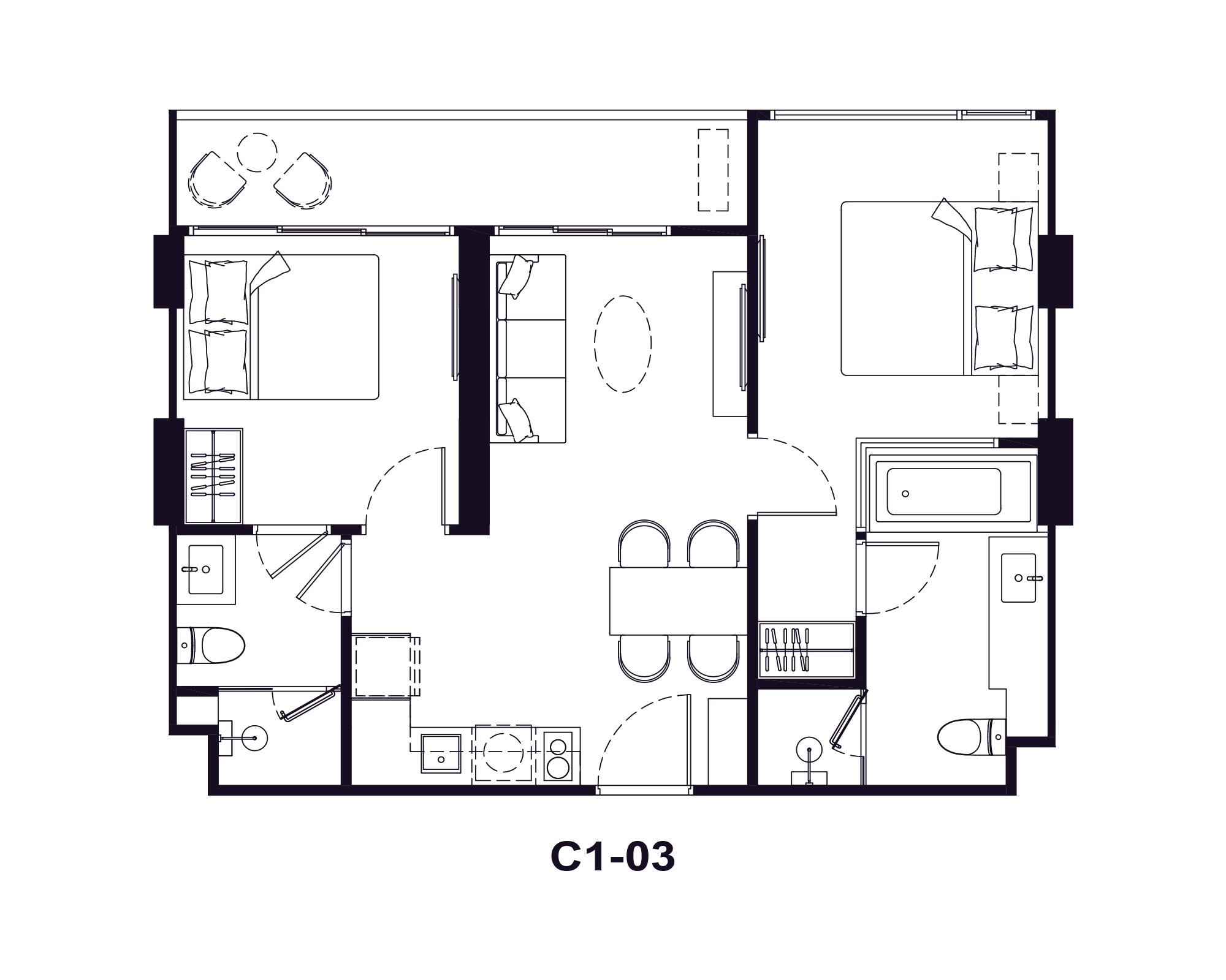 2 BR