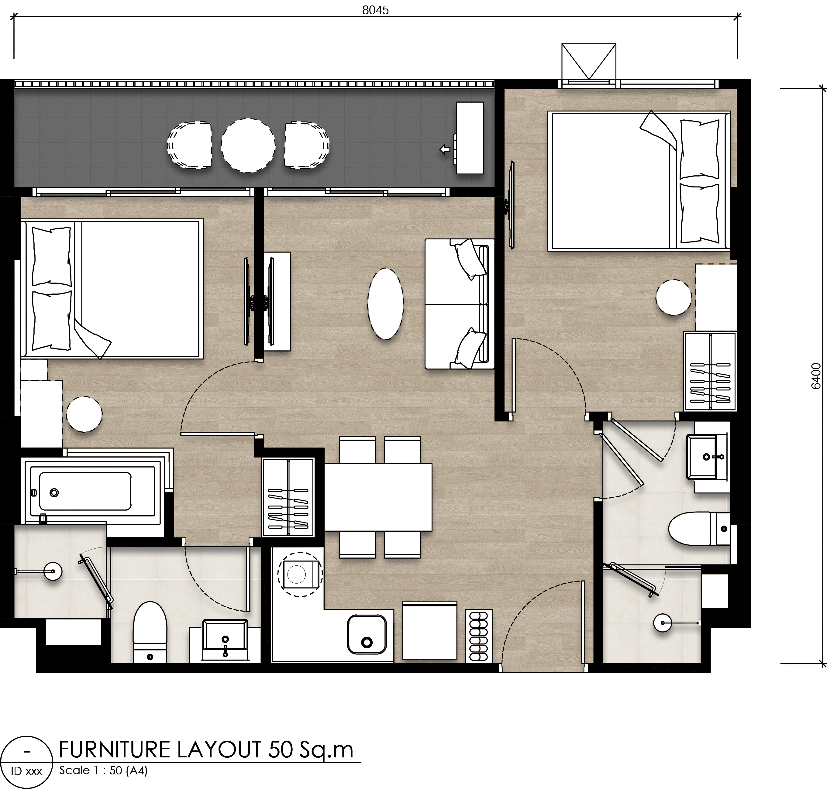 2 BR