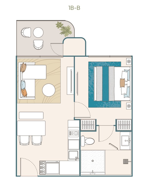 1 BR