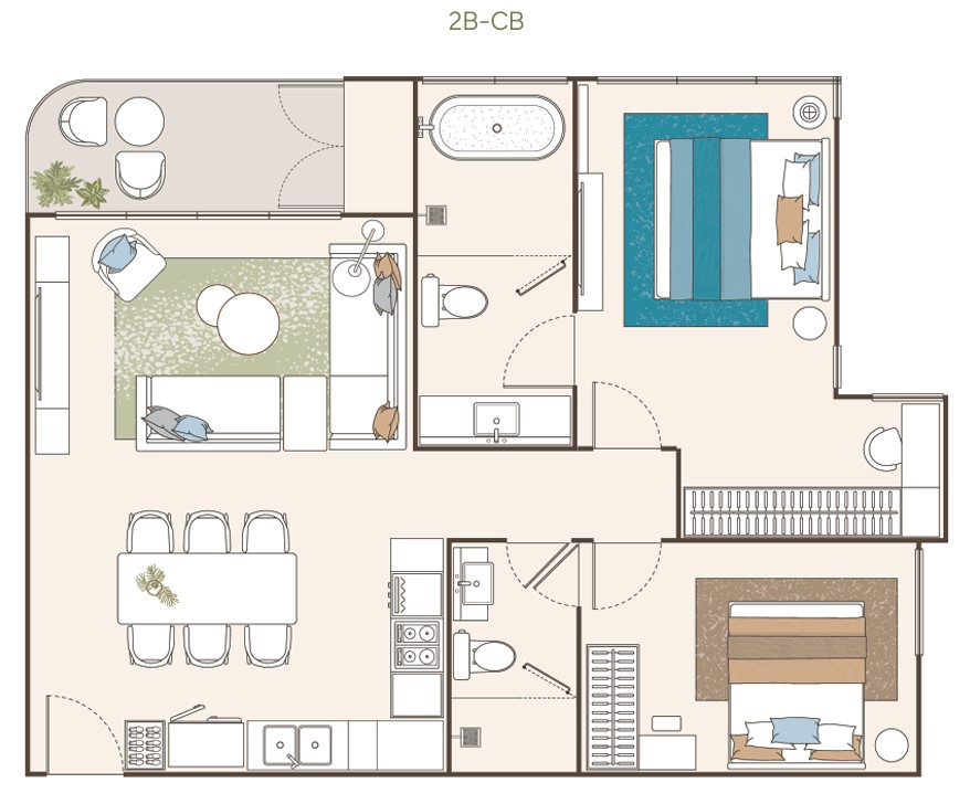 2 BR