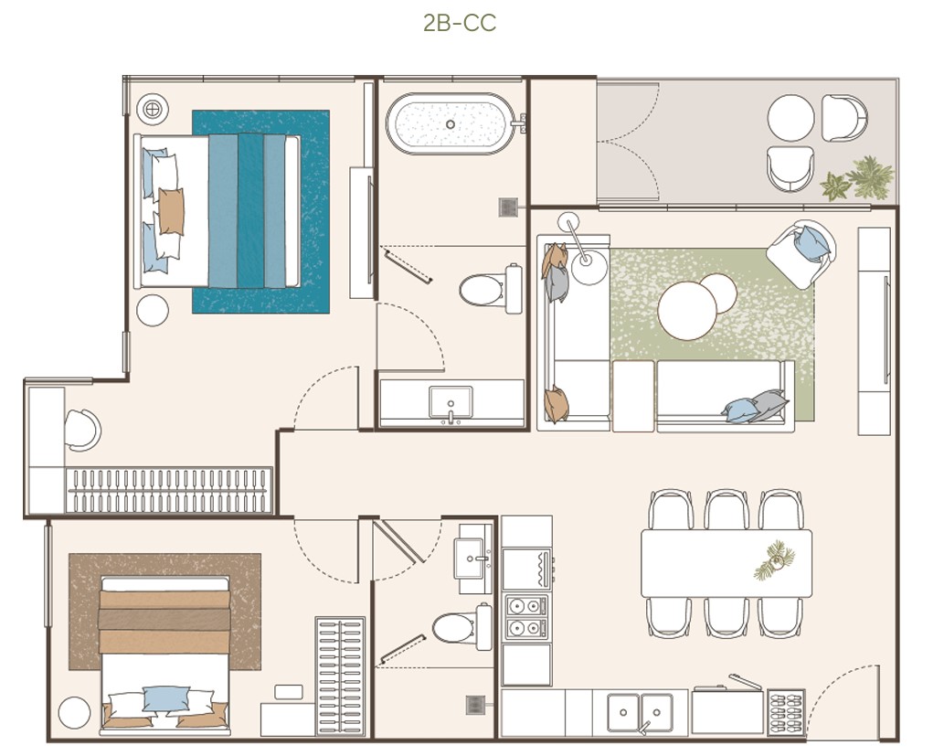 2 BR
