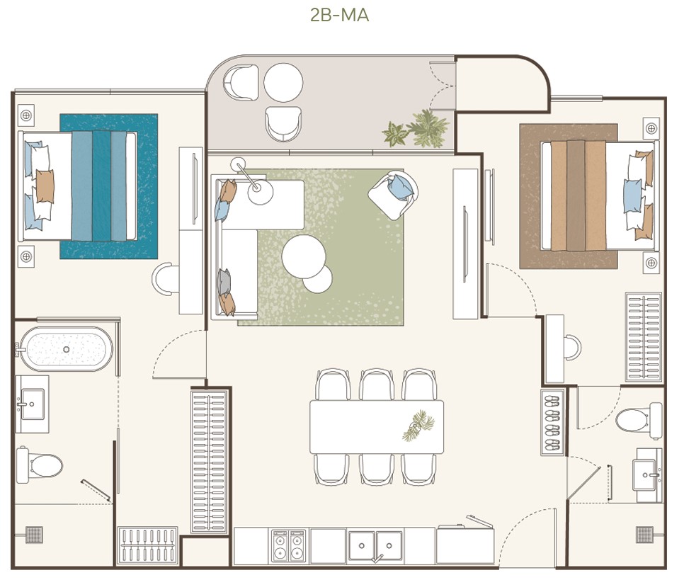 2 BR