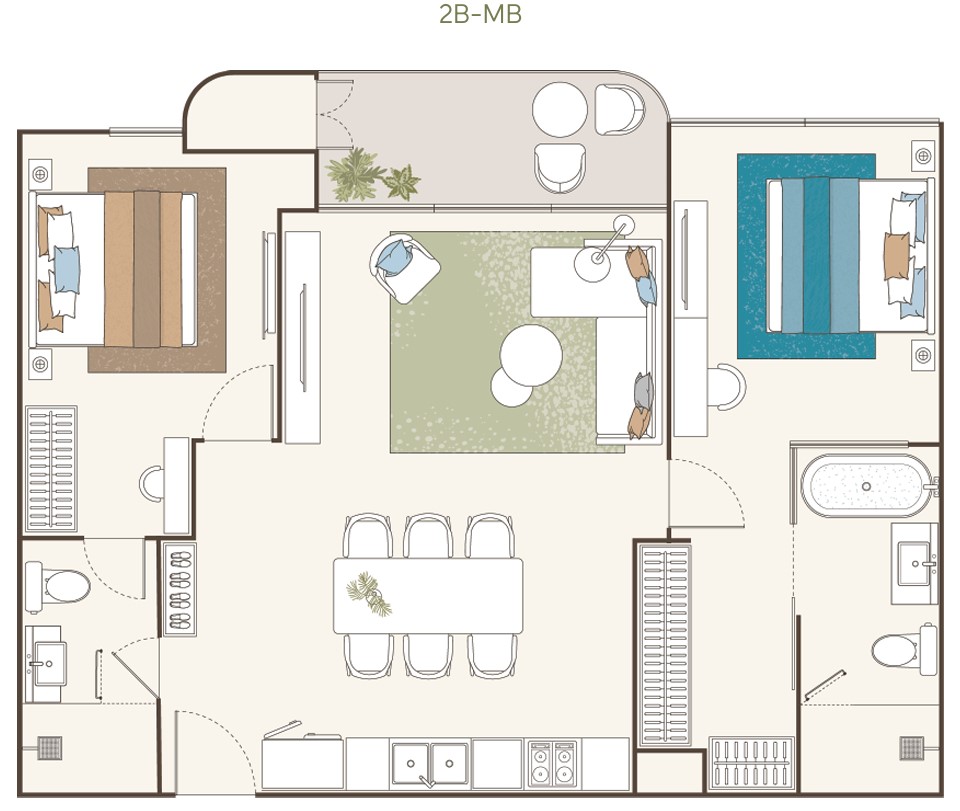 2 BR