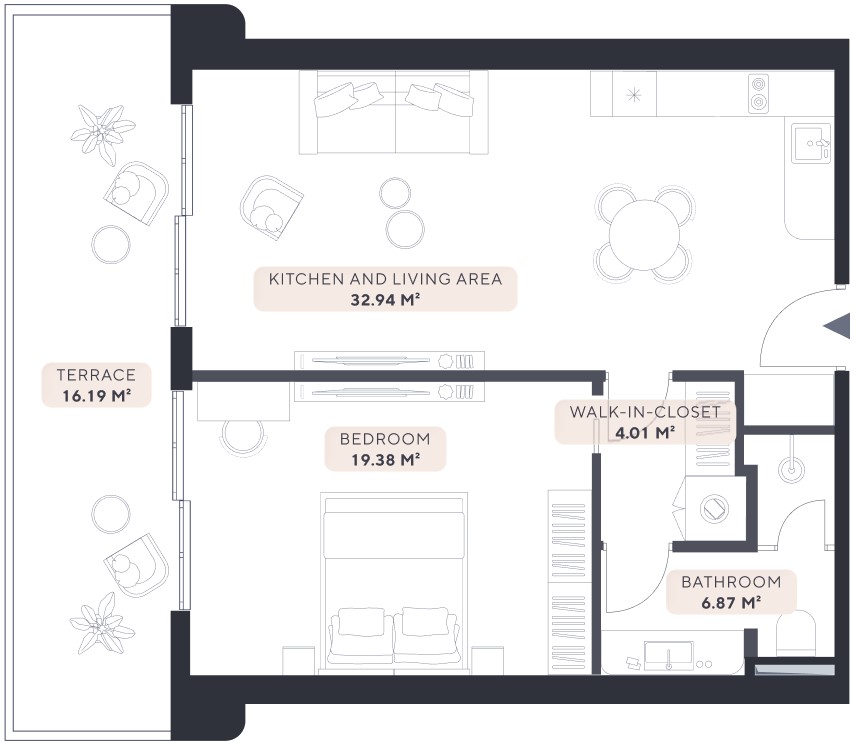 1 BR