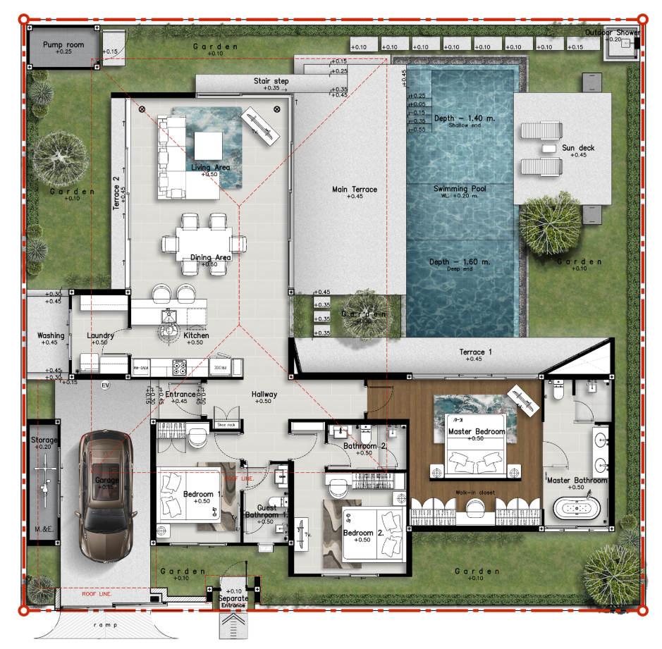 3 BR