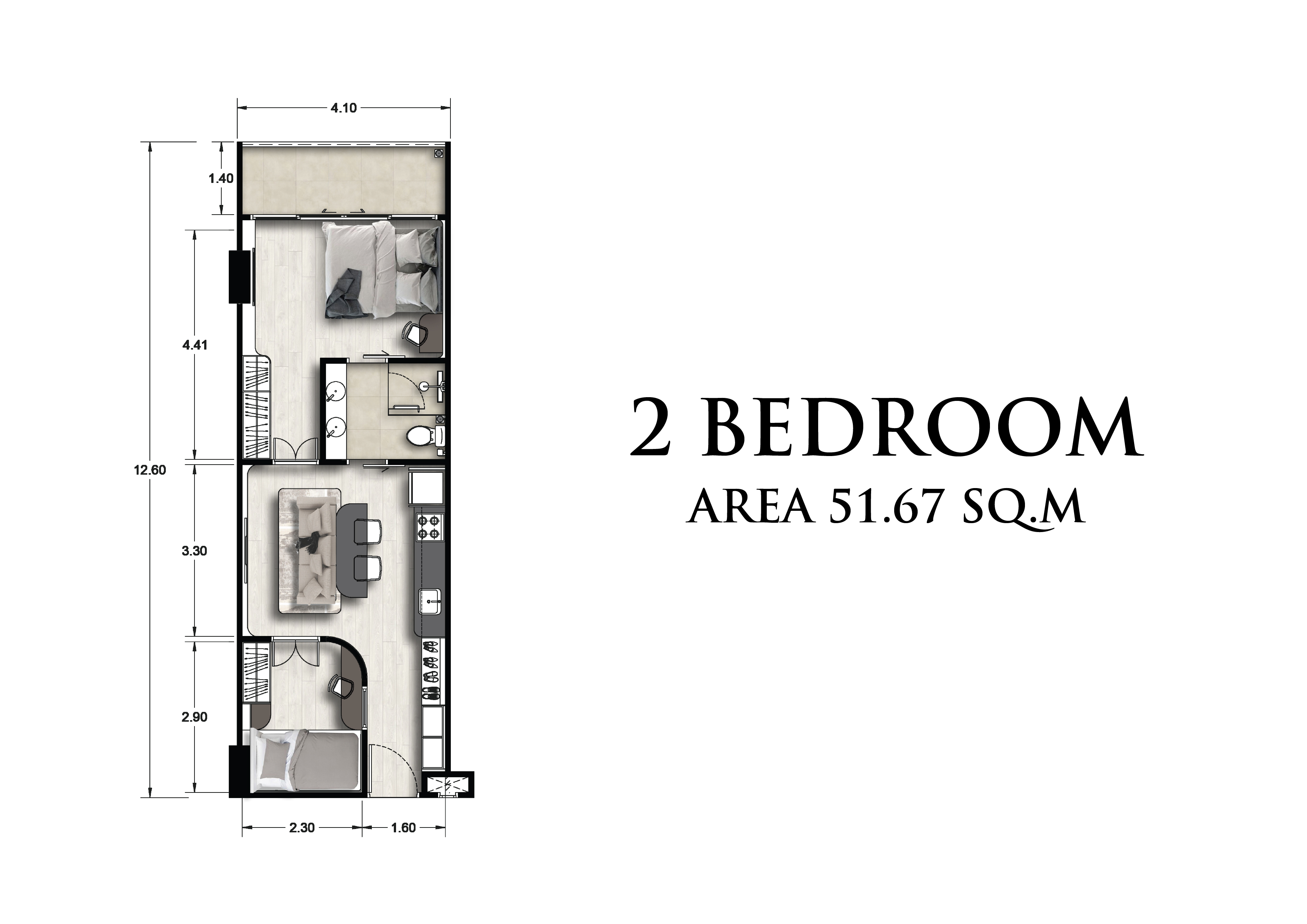 2 BR