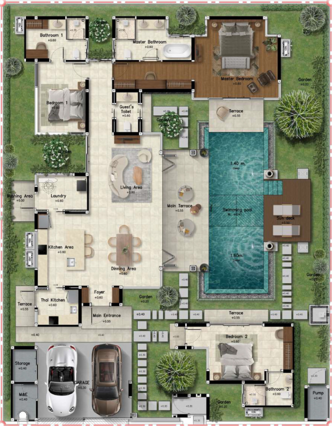 3 BR
