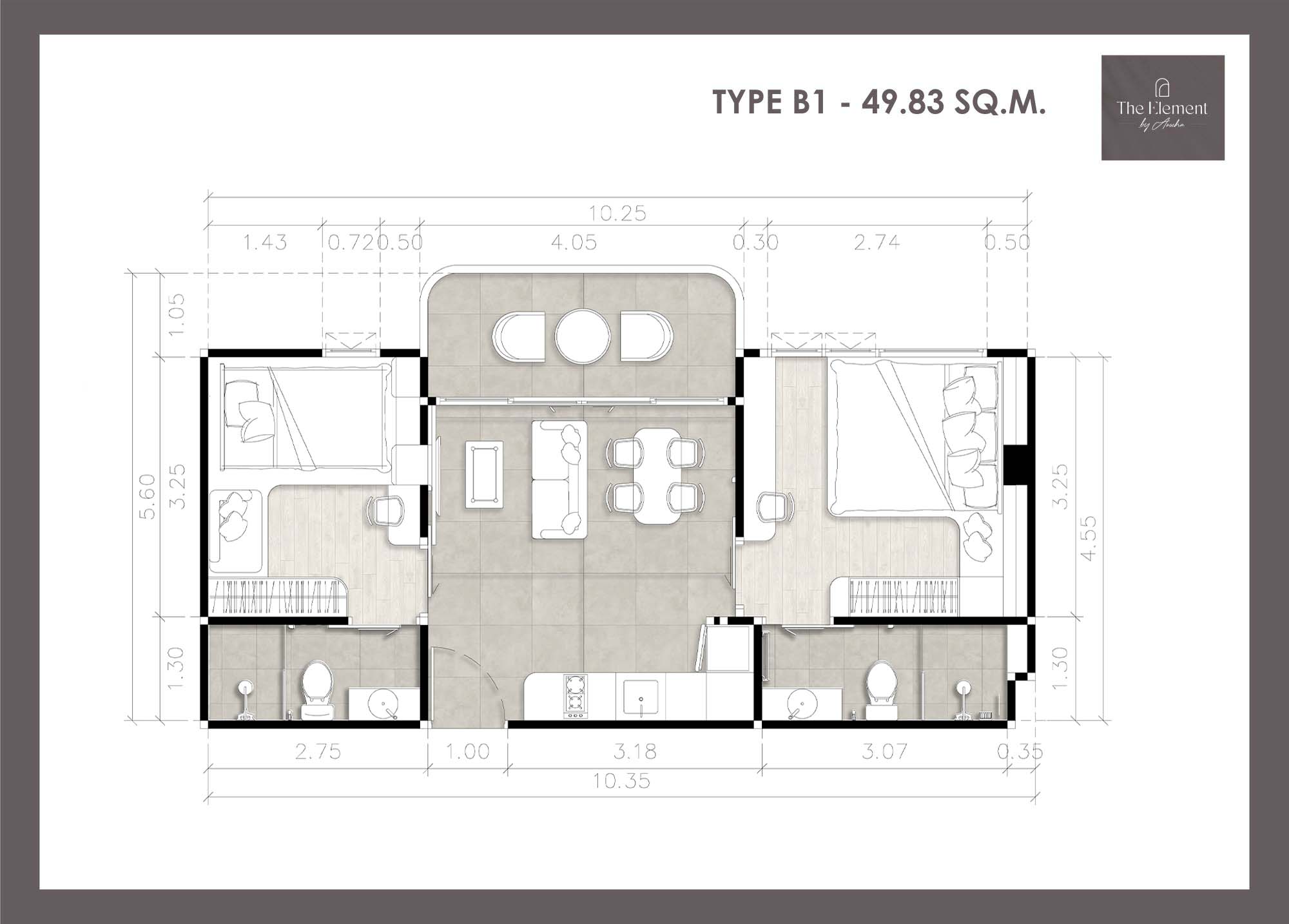 2 BR