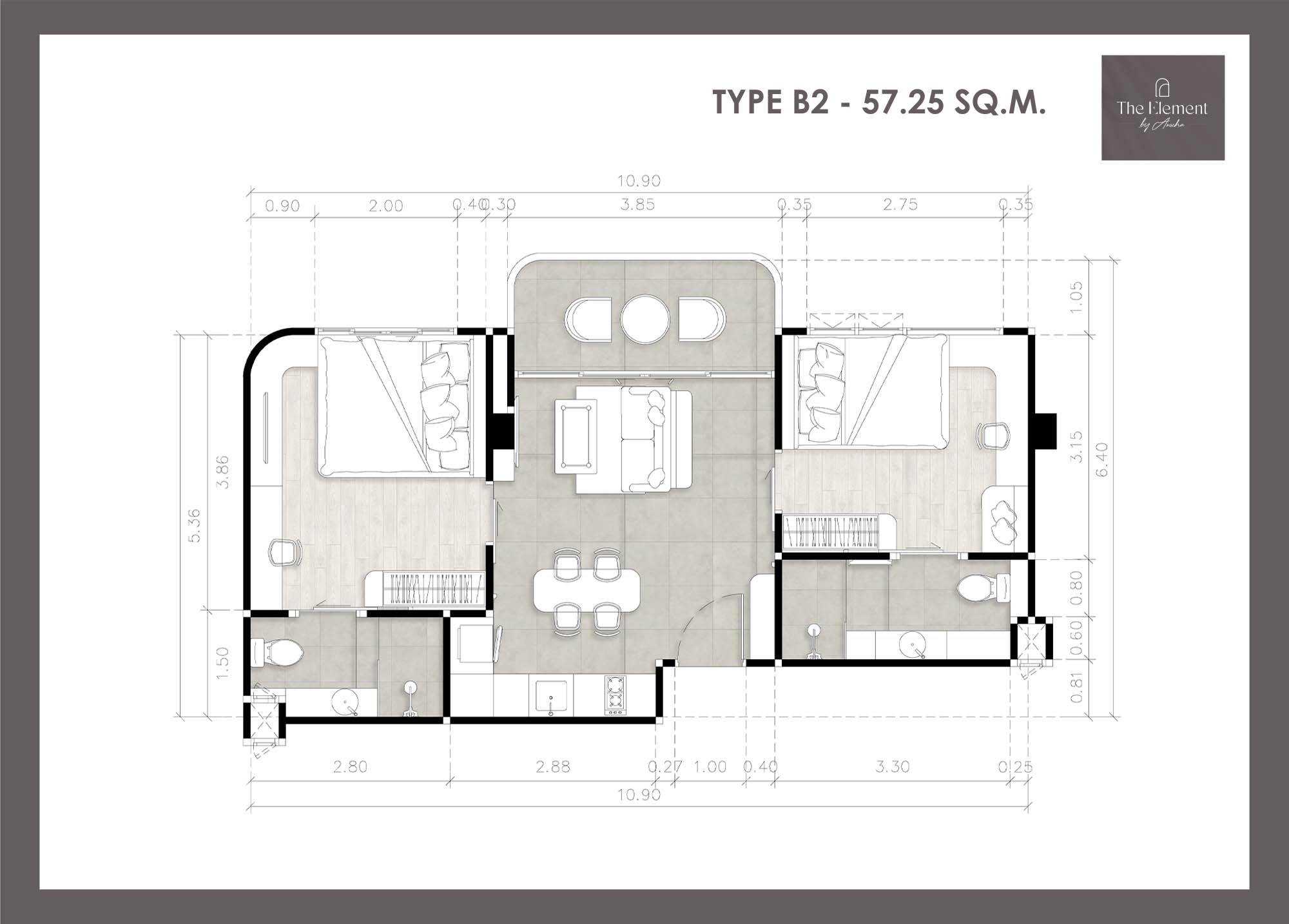 2 BR