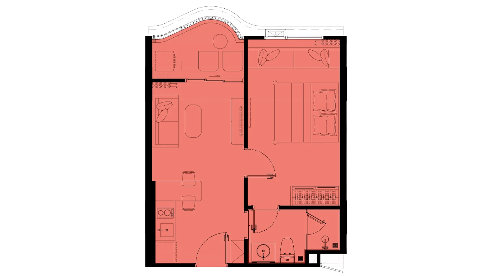 1 BR