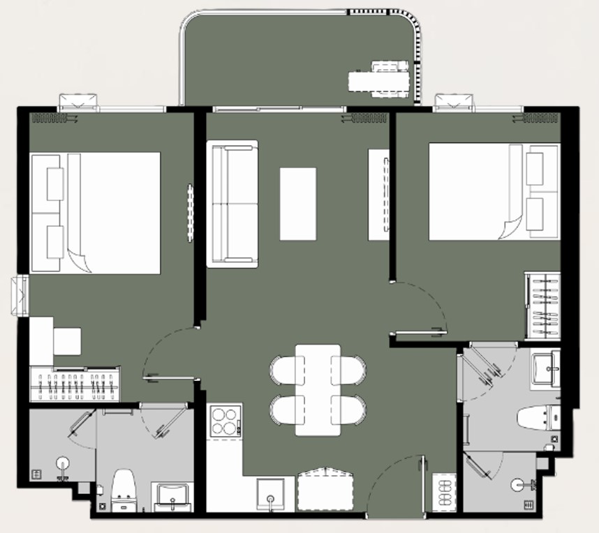 2 BR