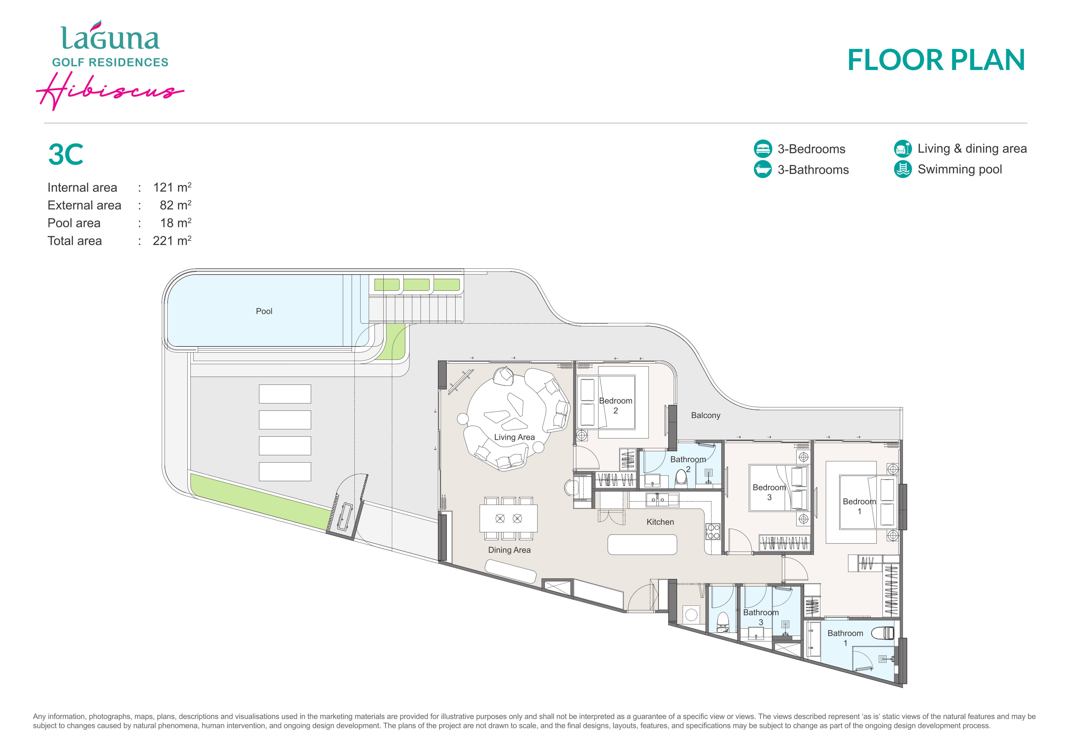 3 BR