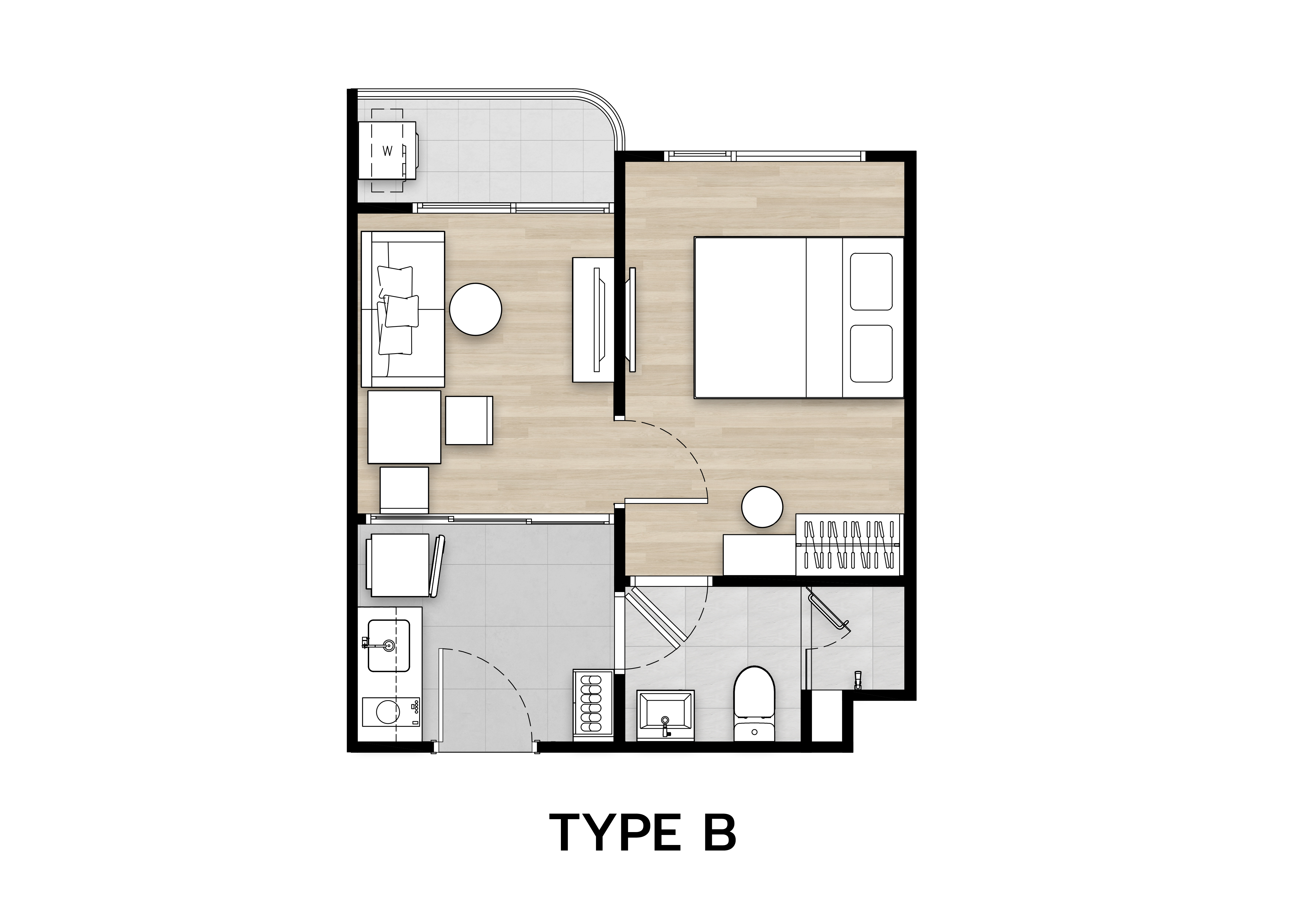 1 BR