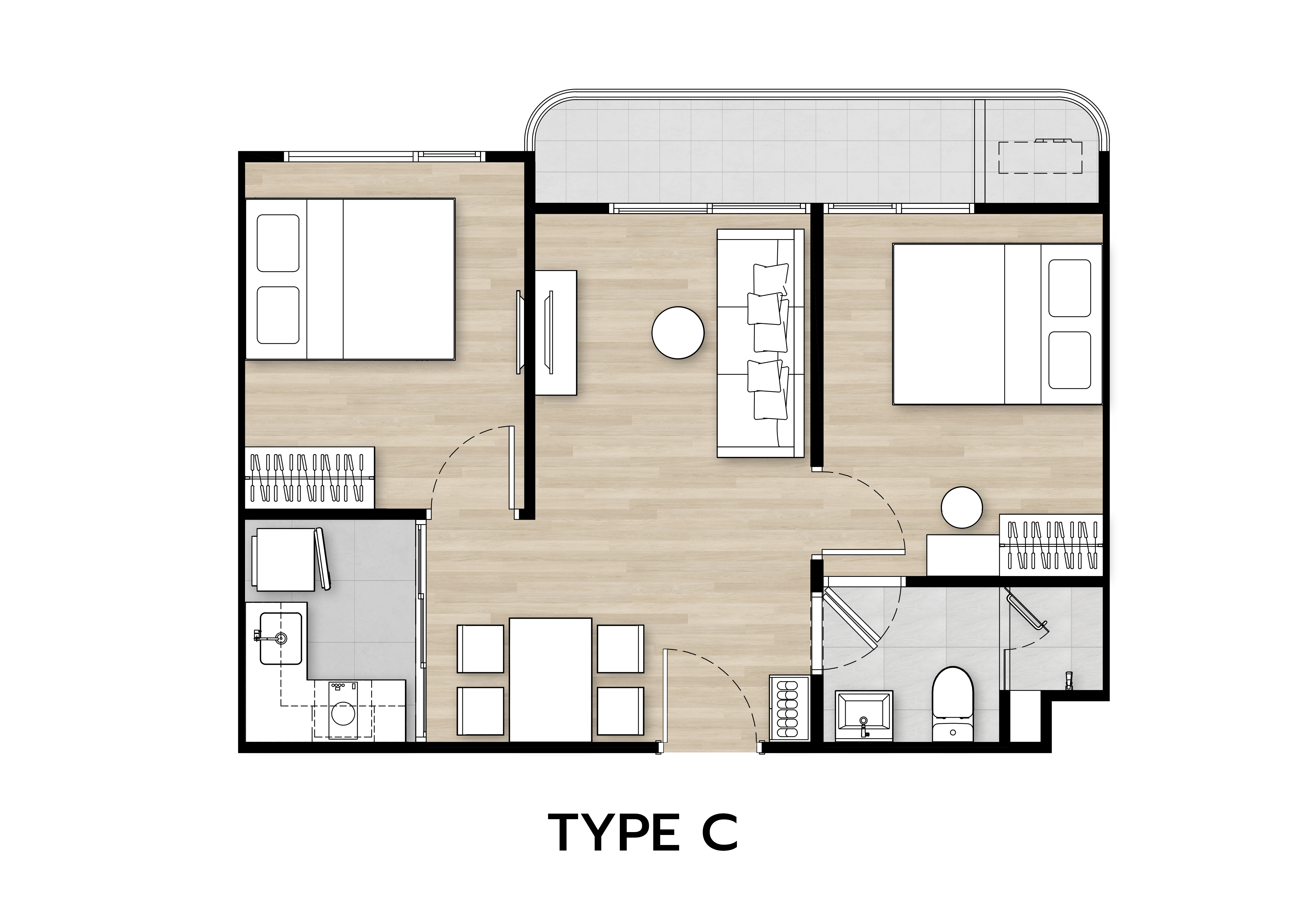 2 BR