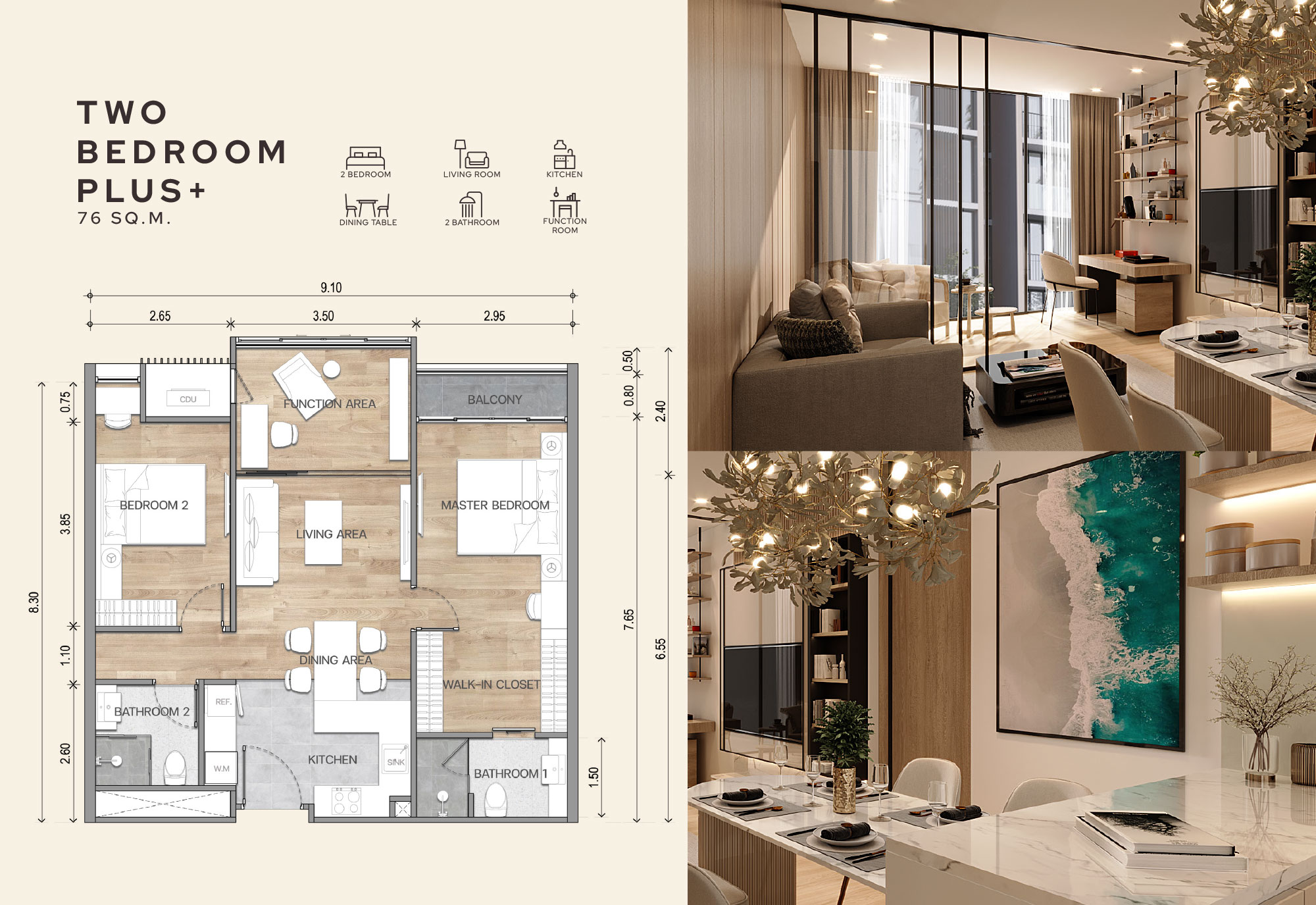 2 BR