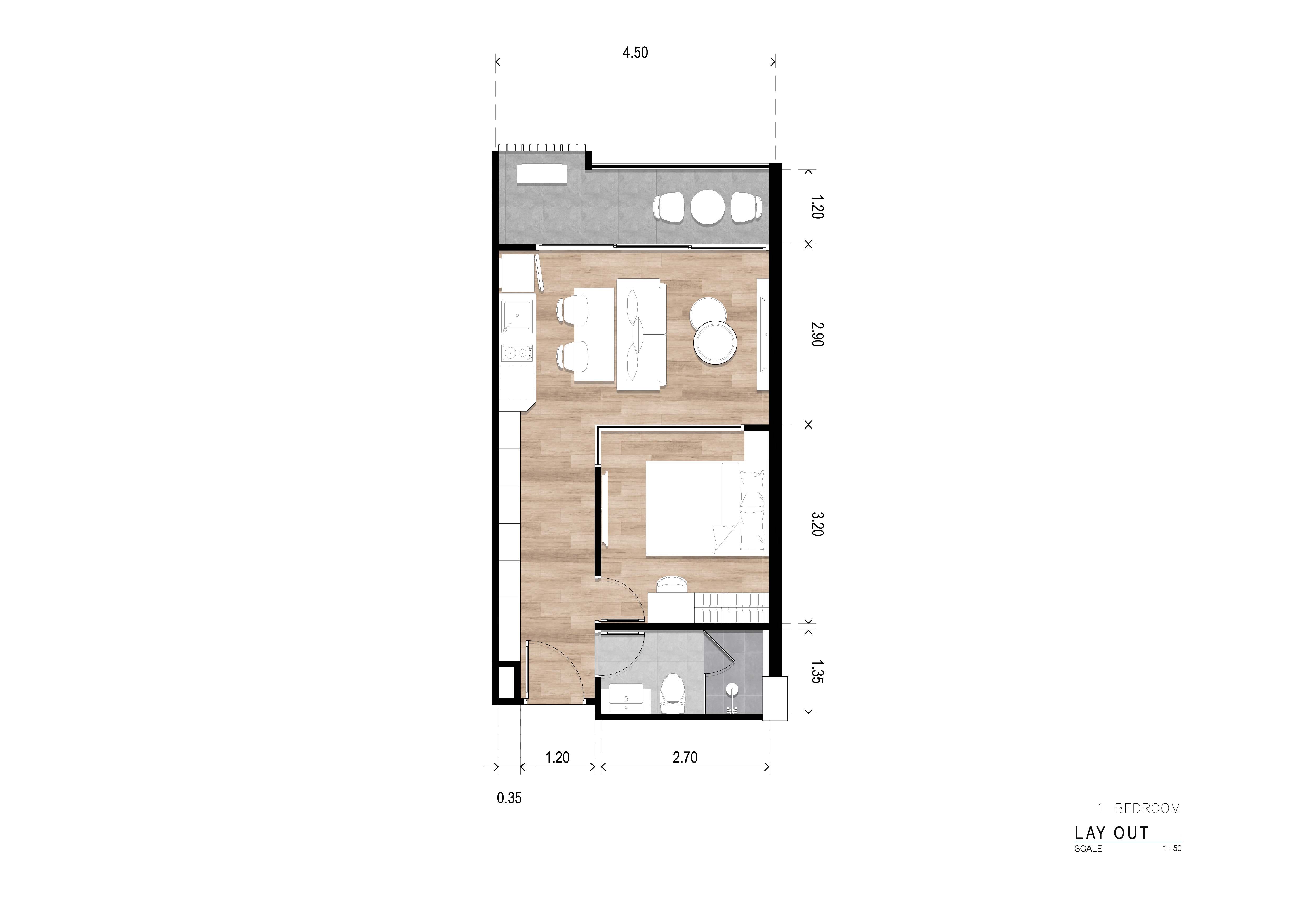 1 BR