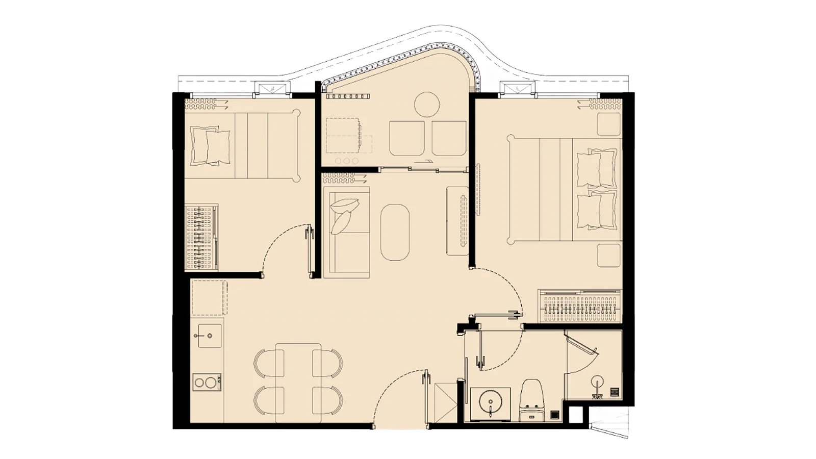 1 BR