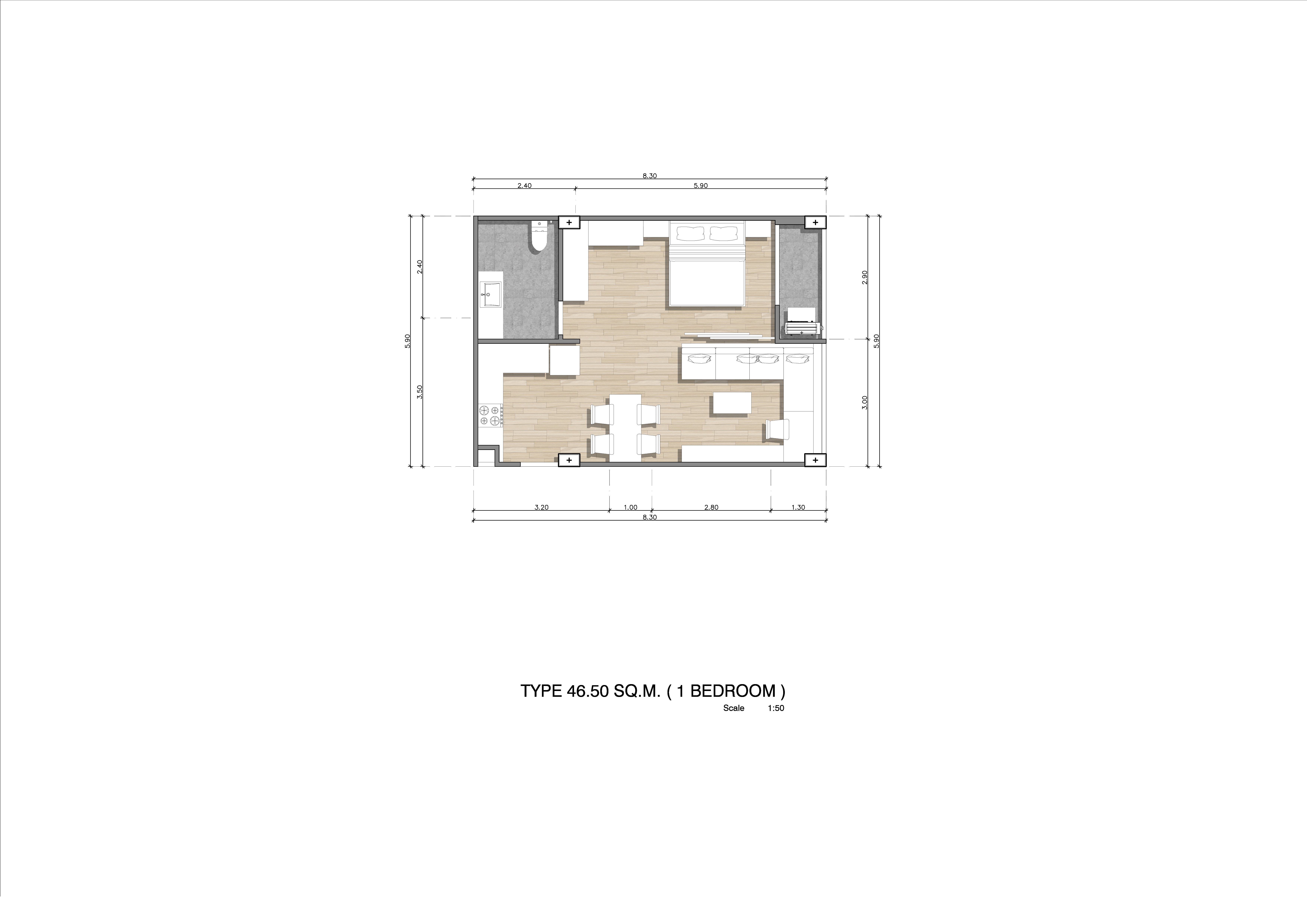 1 BR