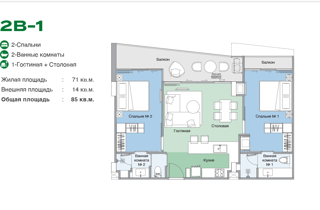 2 BR