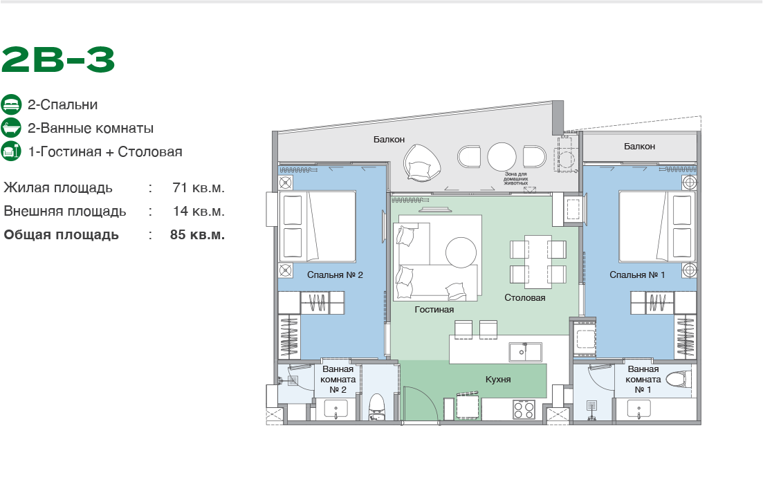 2 BR