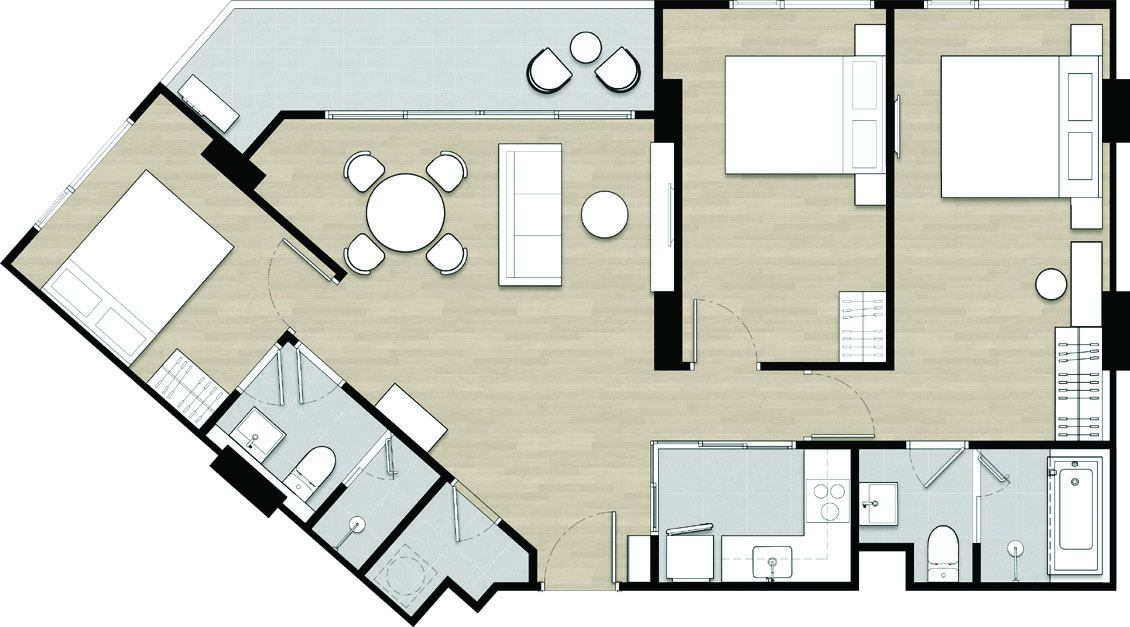 3 BR