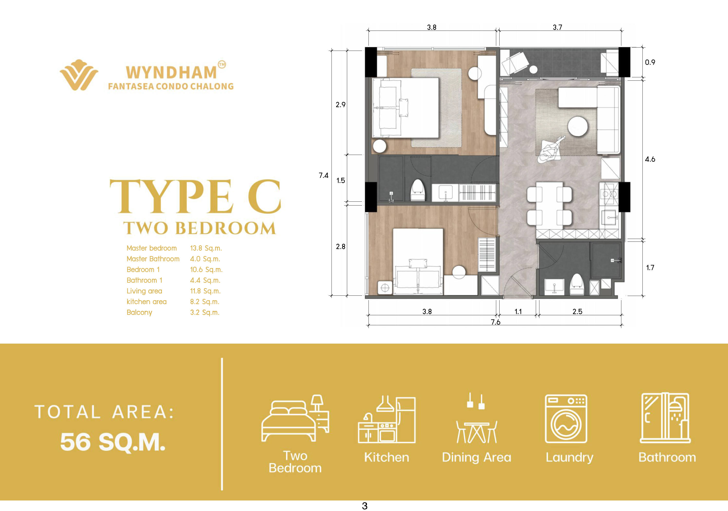 2 BR