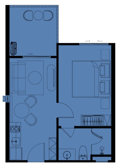 1 BR