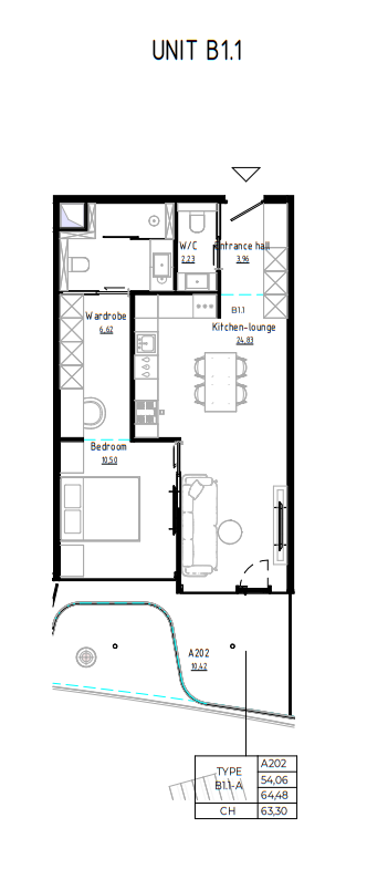 1 BR