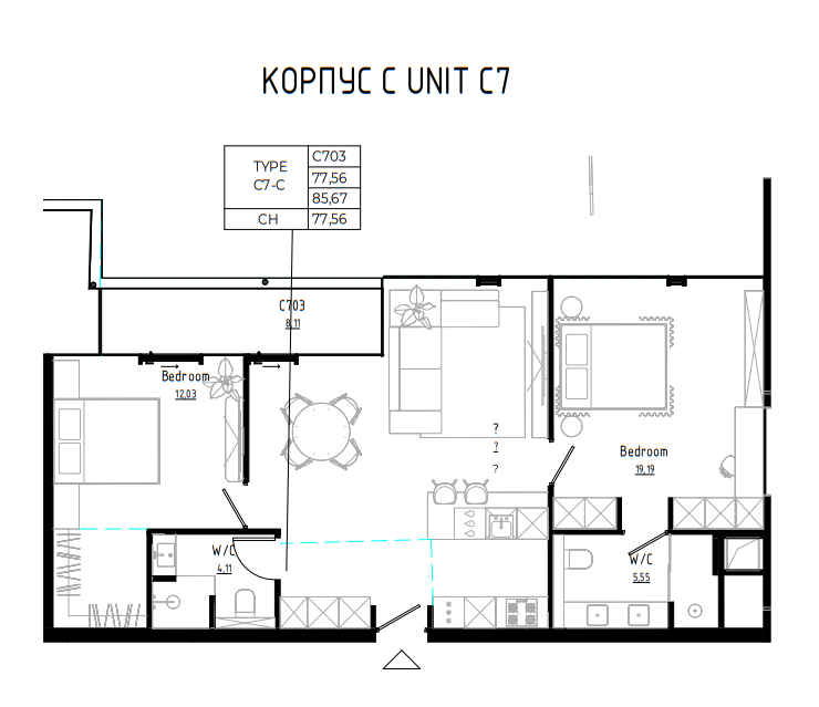 2 BR