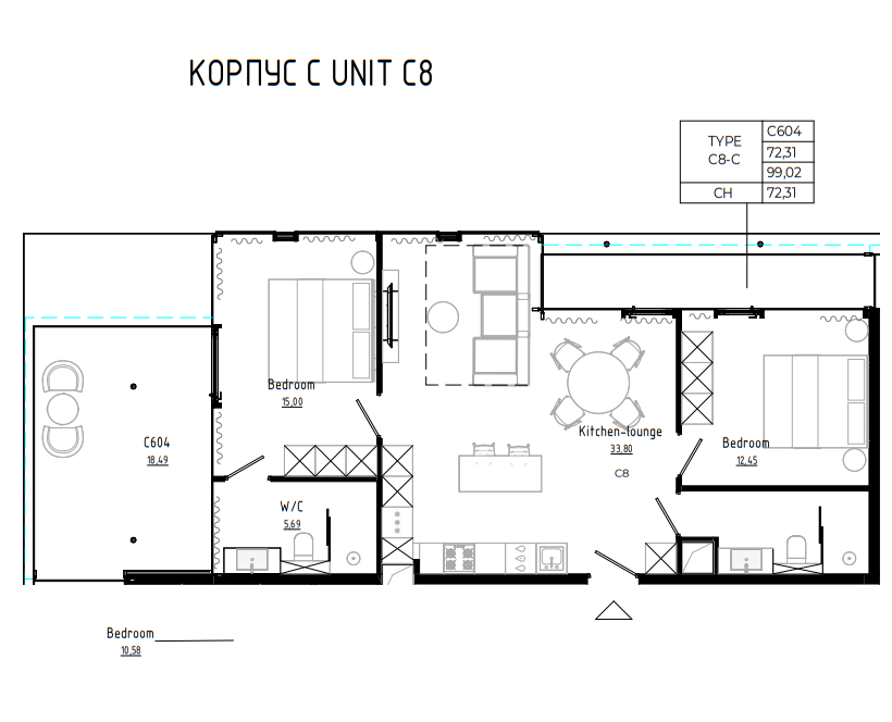 2 BR