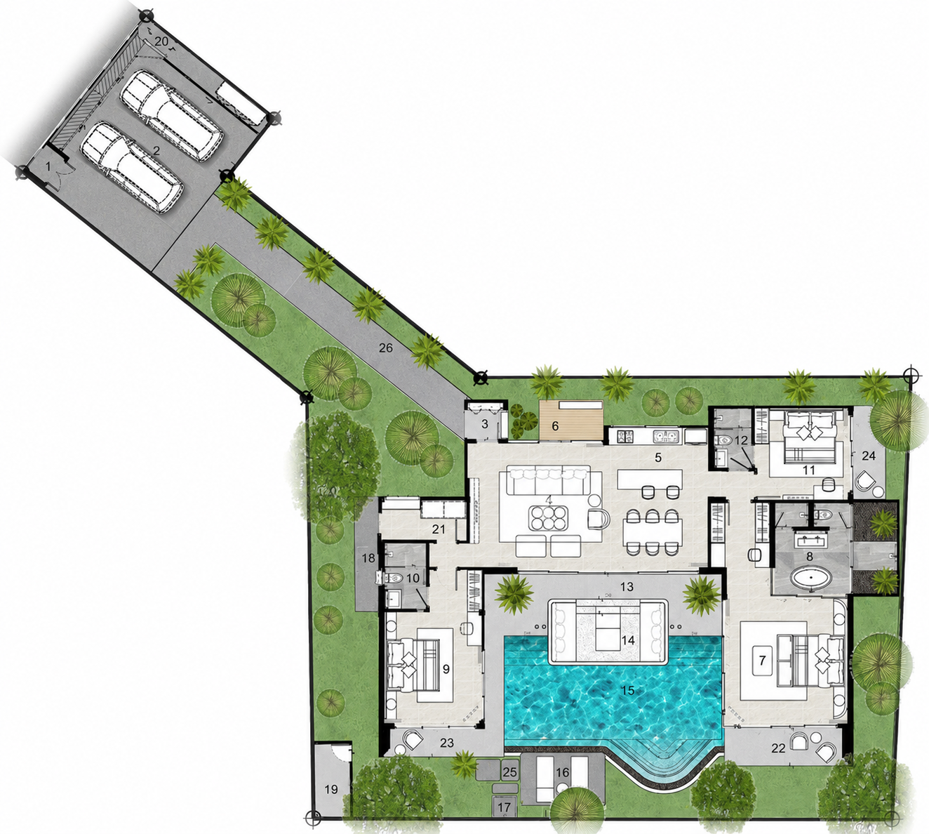 3 BR