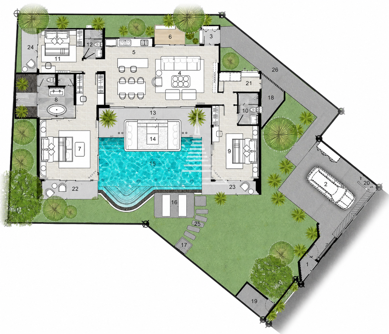 3 BR