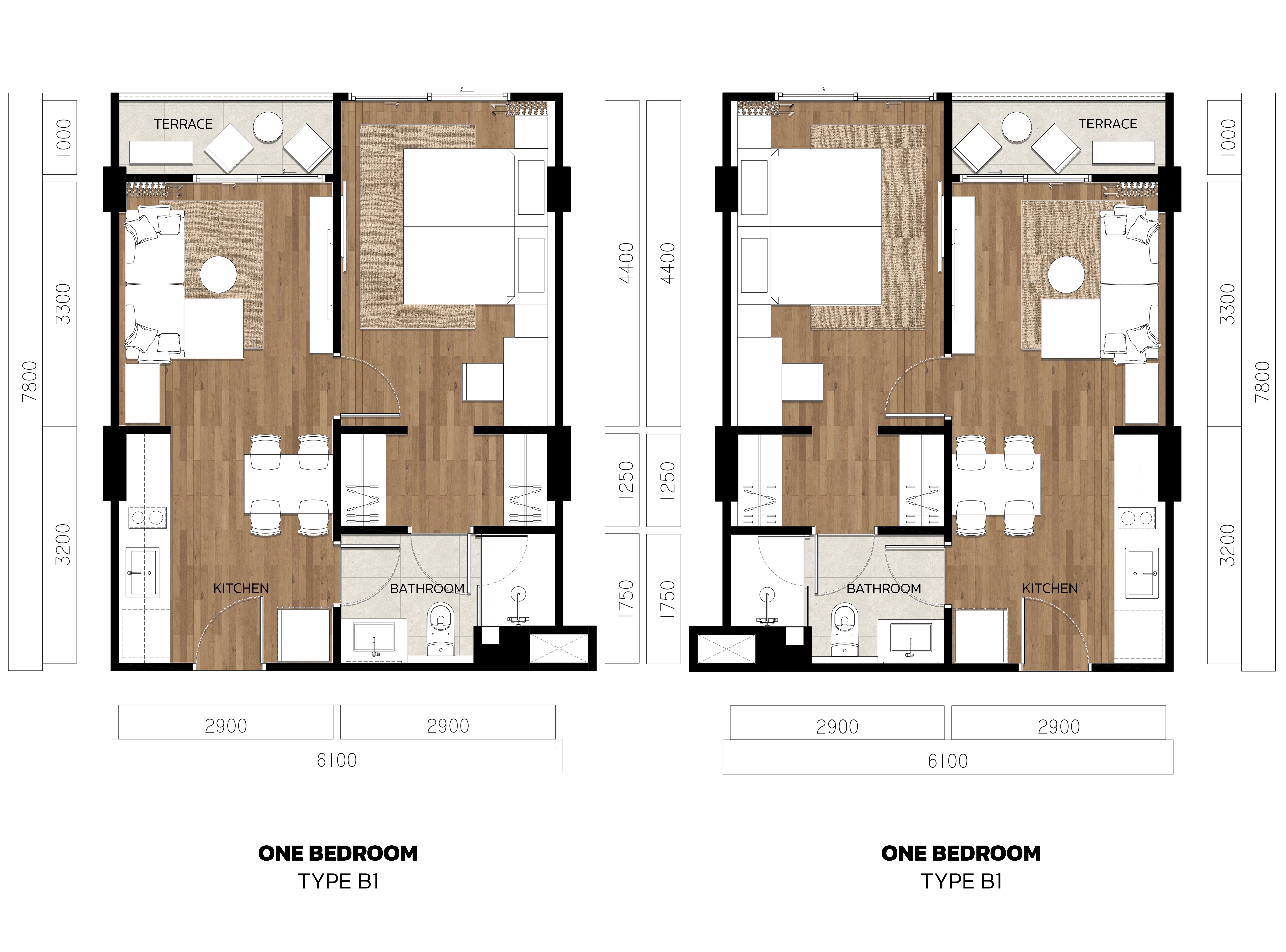1 BR
