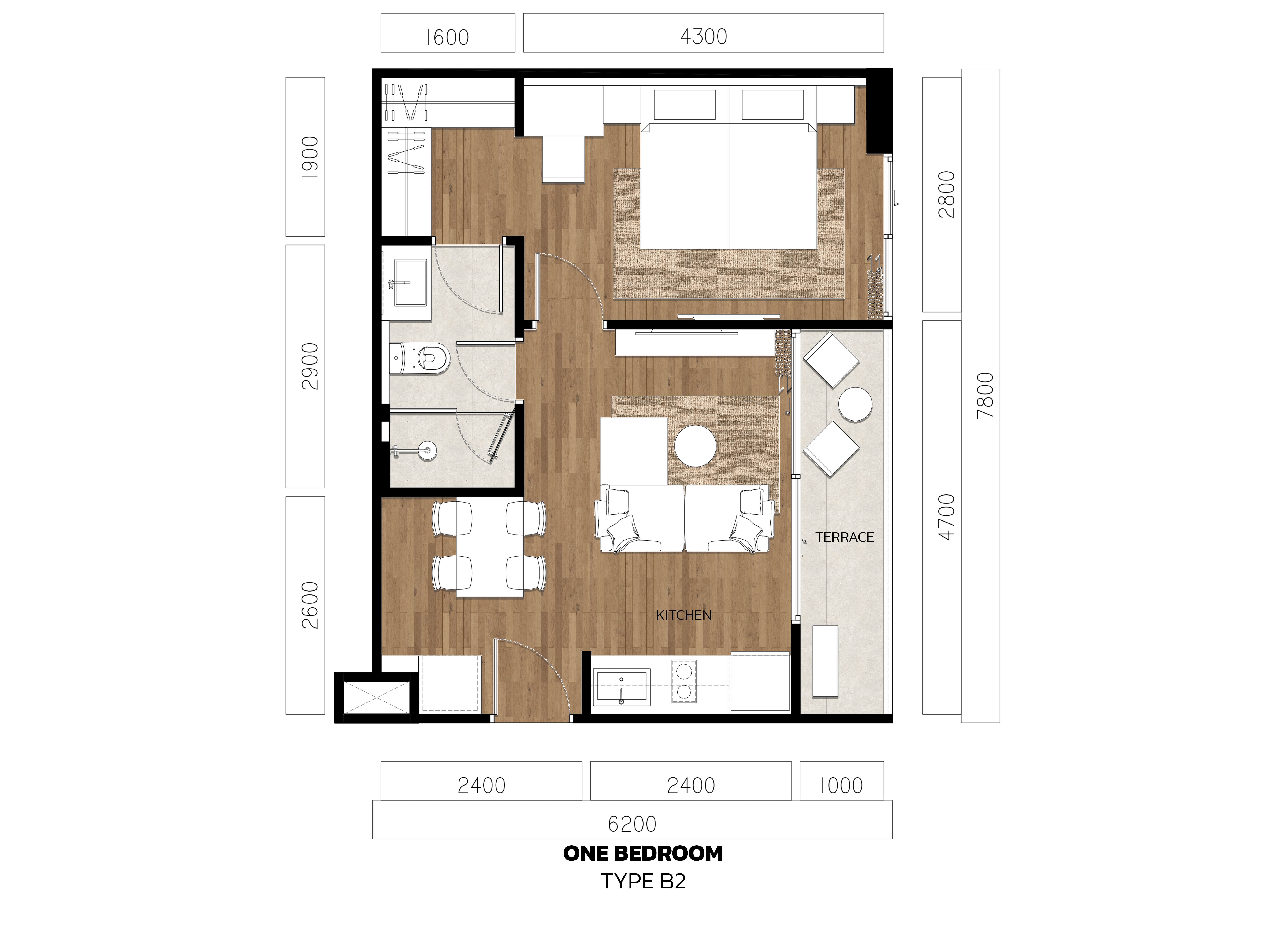 1 BR