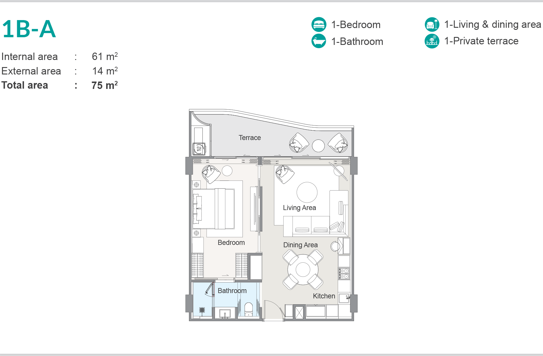 1 BR