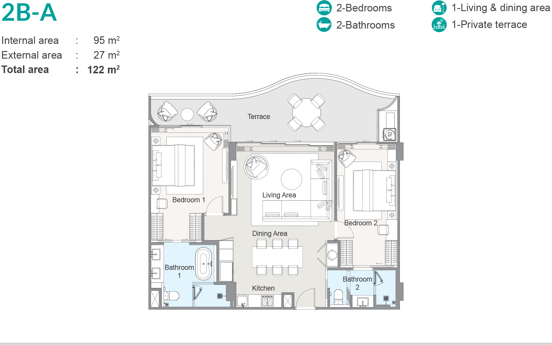 2 BR