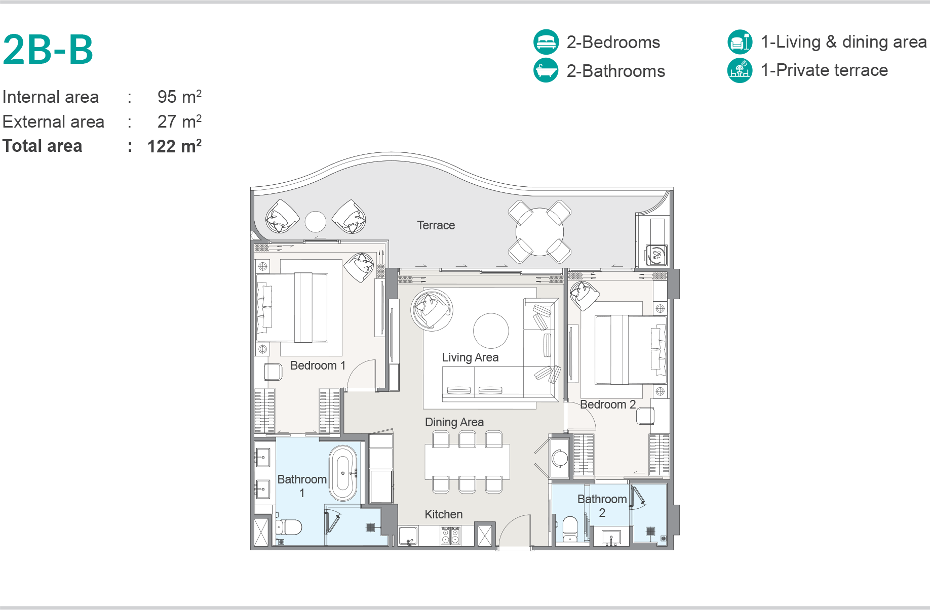 2 BR