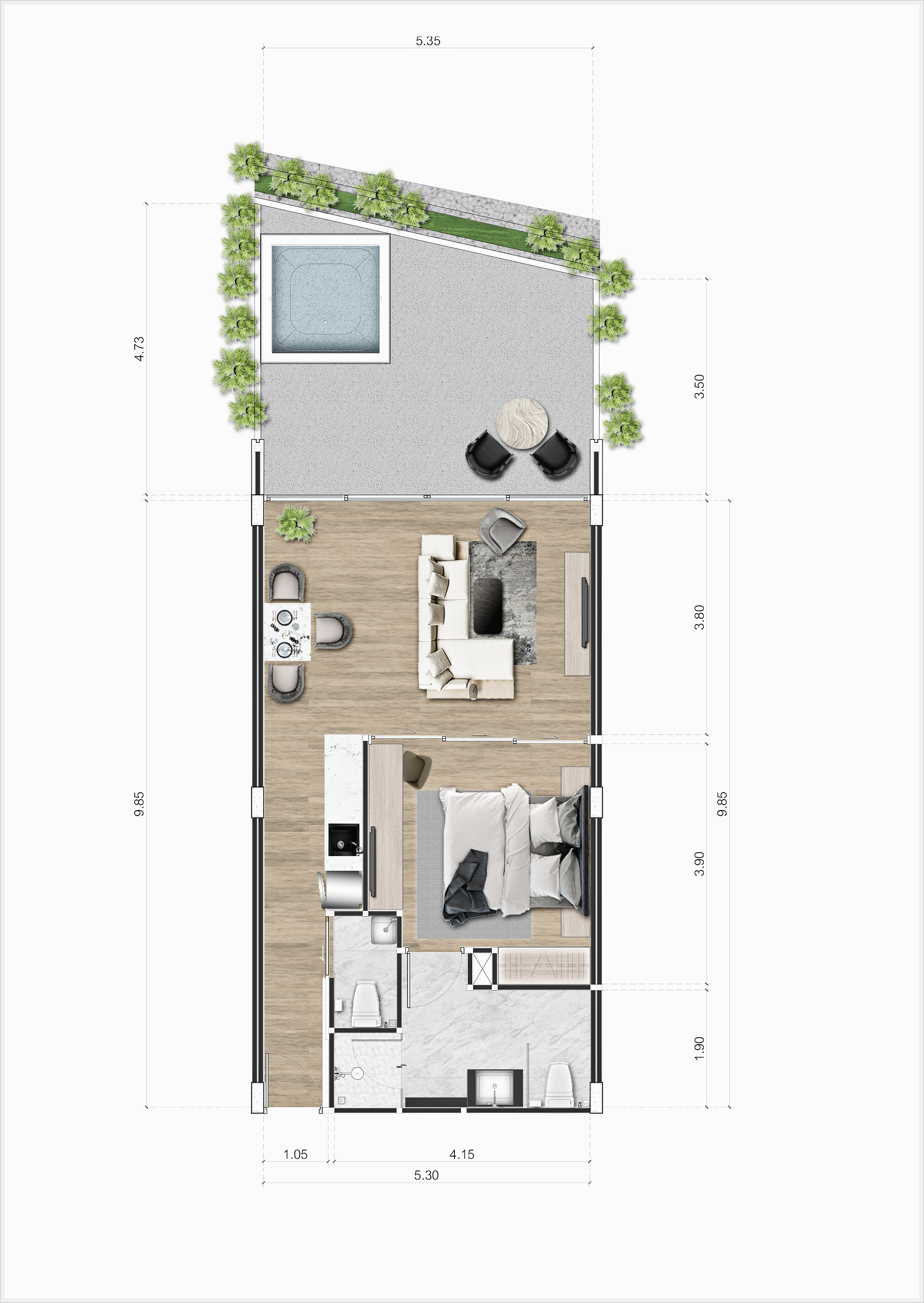 1 BR