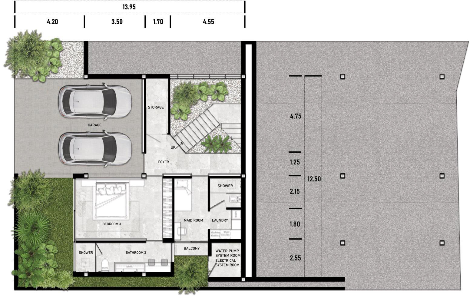 3 BR