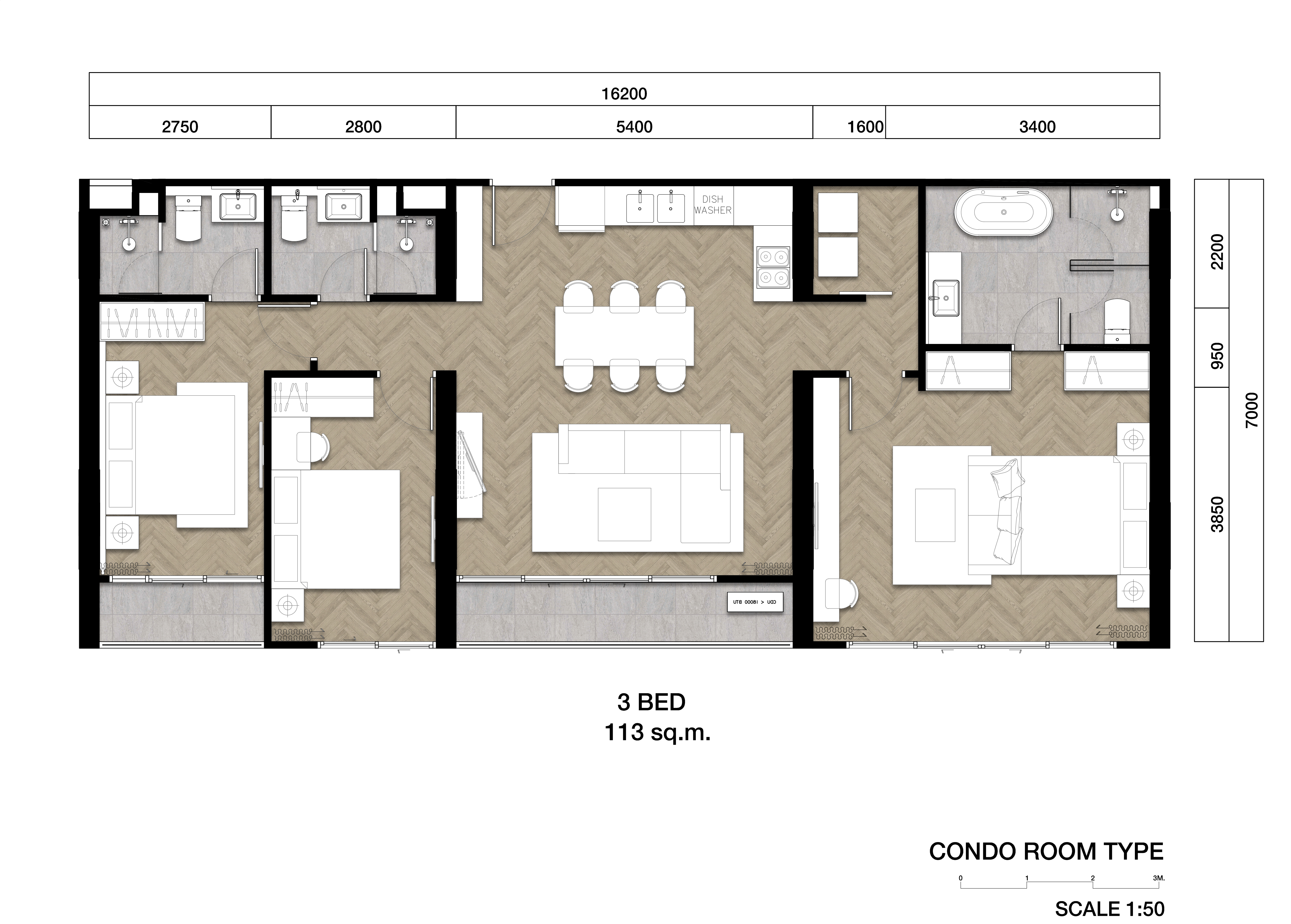 3 BR