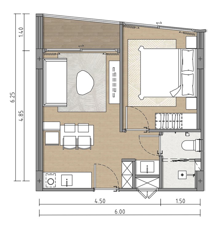 1 BR