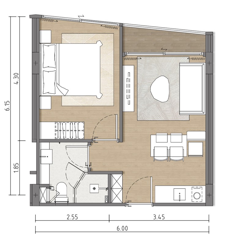 1 BR
