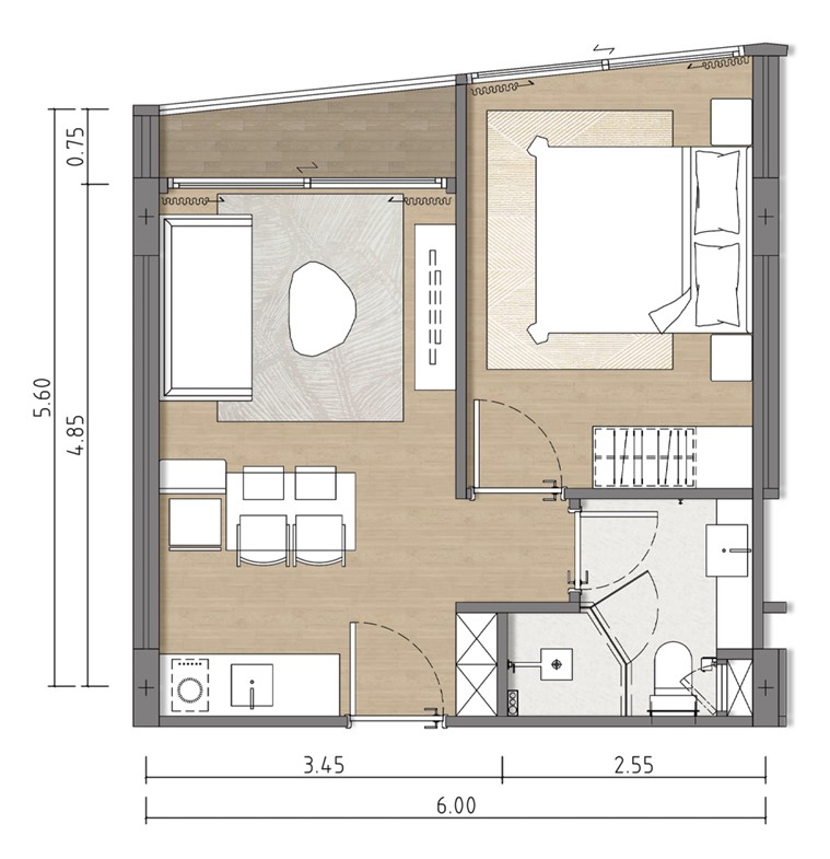 1 BR