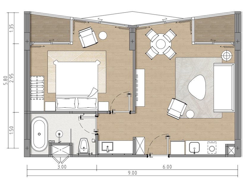 1 BR