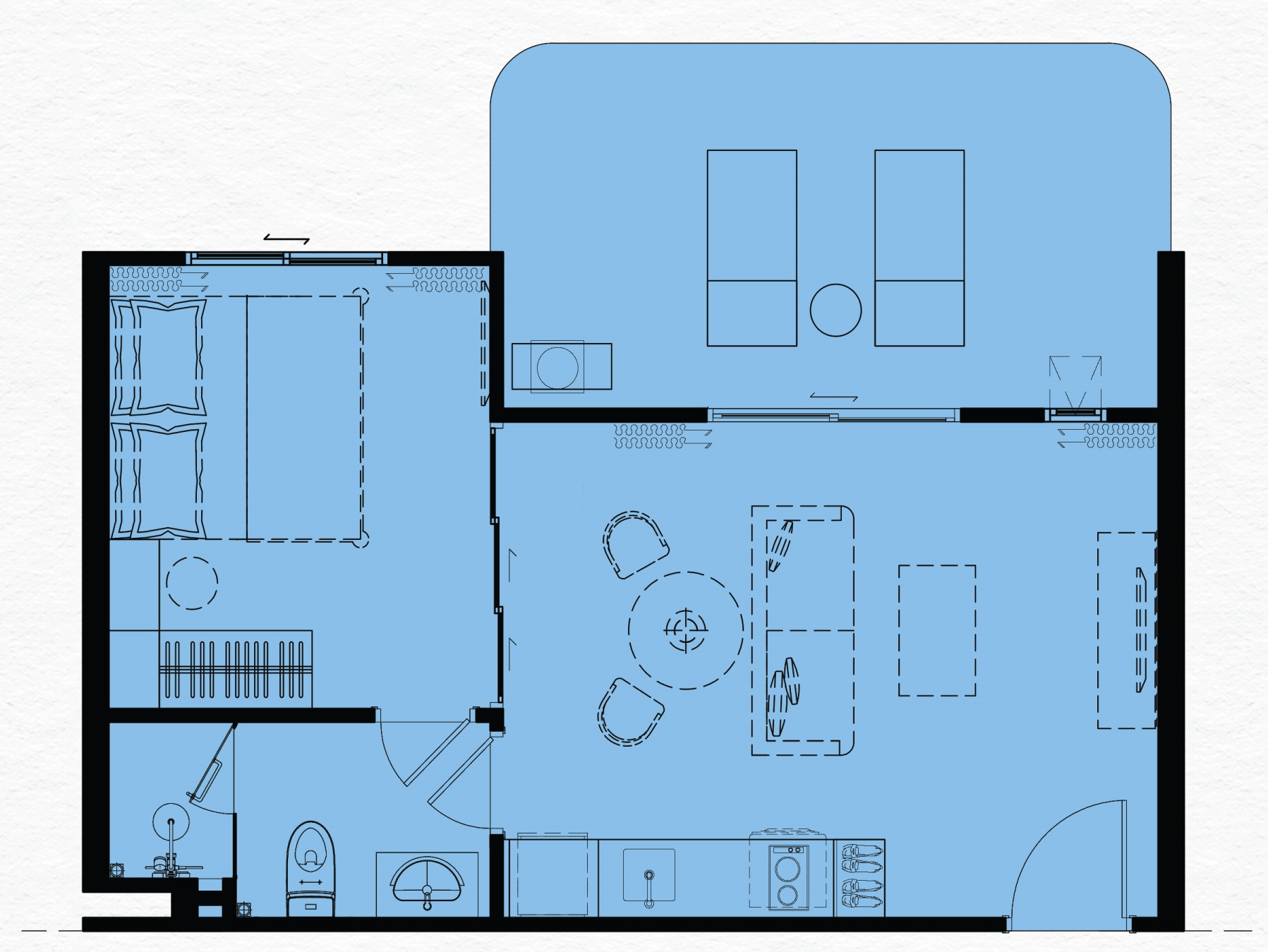 1 BR