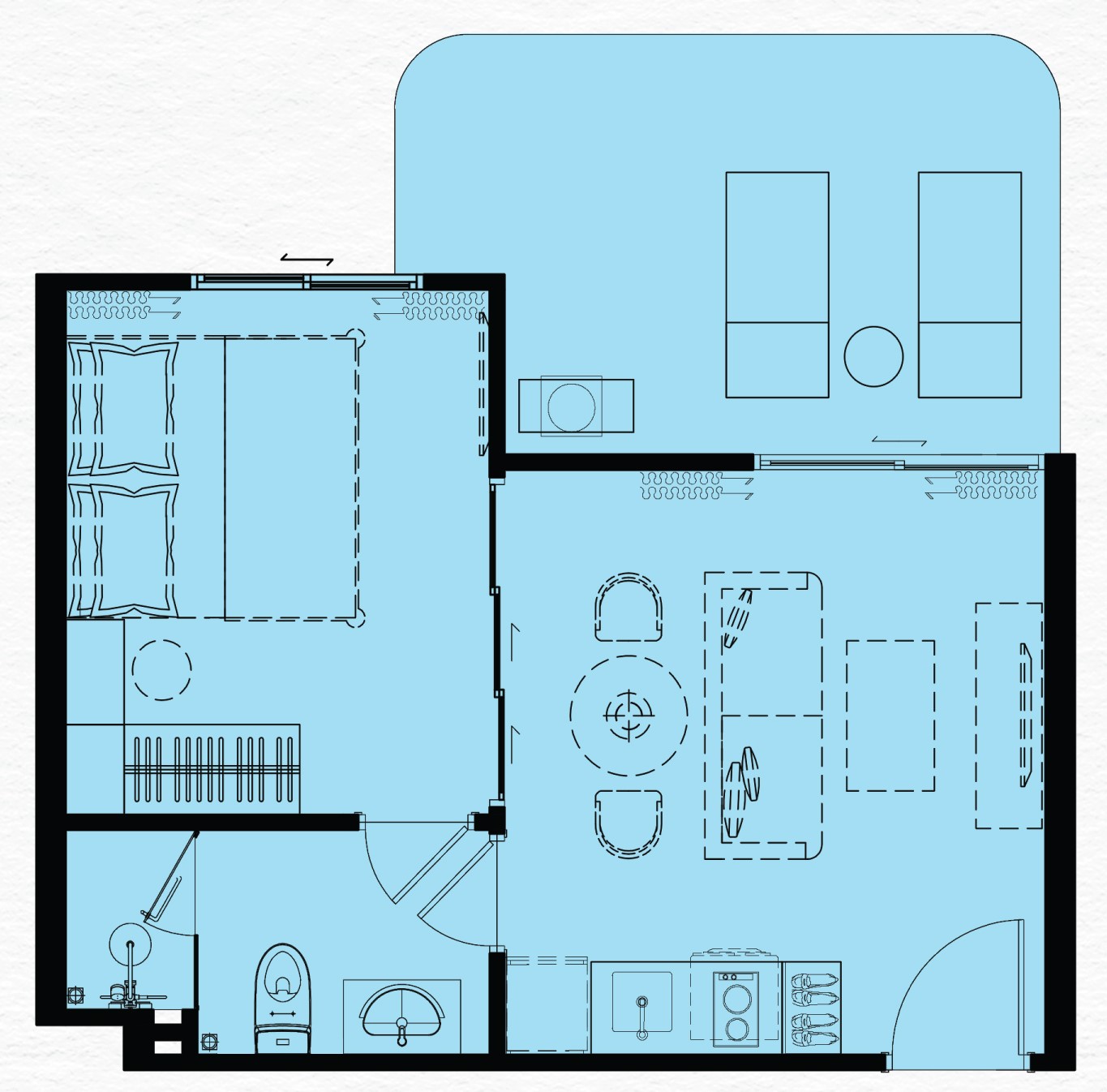 1 BR
